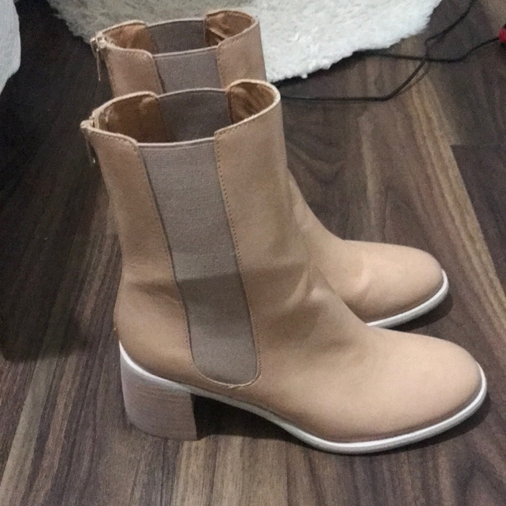 Tan boots
